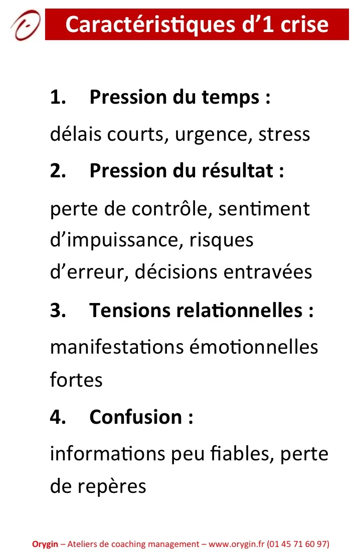 faux problèmes et crise