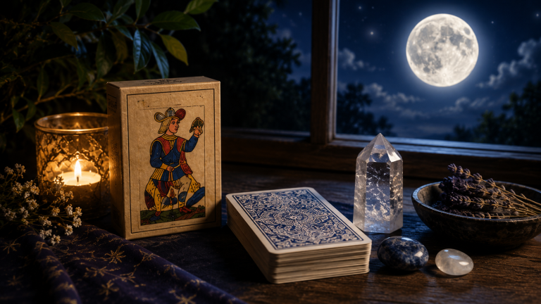 Recharger et purifier son tarot à la pleine lune : que signifie ce rituel ?