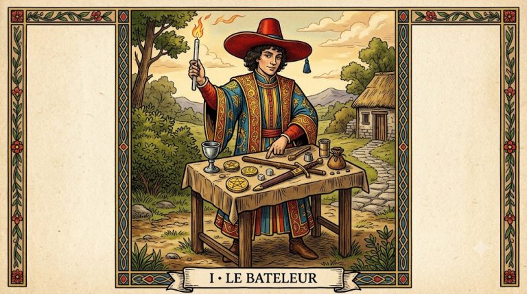 Le Bateleur : le premier pas sur le chemin initiatique