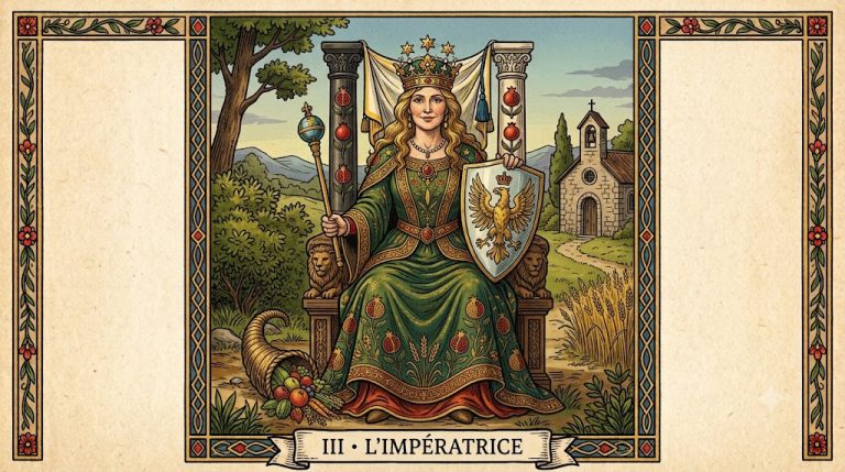 L’Impératrice dans le Tarot de Marseille : l’intelligence créatrice, la puissance de l’incarnation et l’éclosion de la conscience