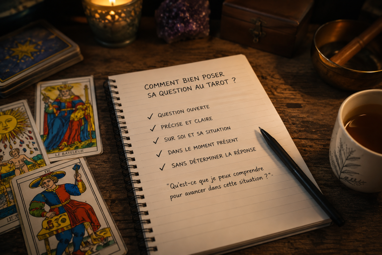 Comment bien poser sa question au tarot ?