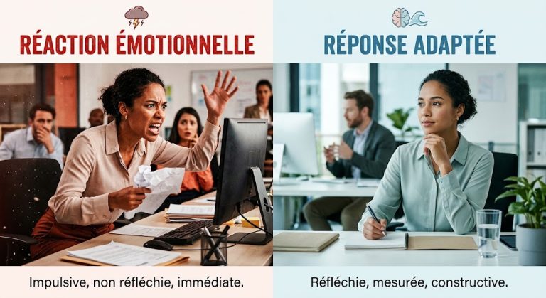 Réaction émotionnelle « automatique » ou réponse authentique : comprendre nos deux visages émotionnels